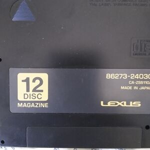Lexus CD changer magazine